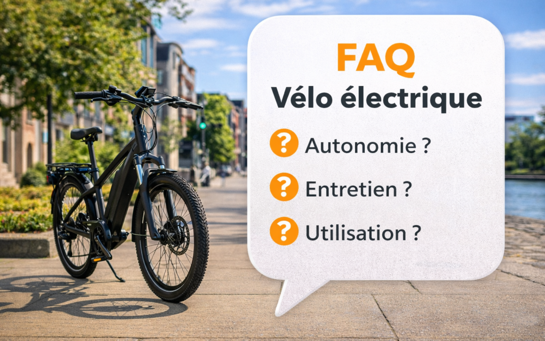 Vos questions les plus fréquentes sur les vélos électriques
